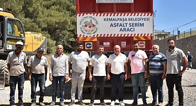 Kendi Asfaltını Üreten Kemalpaşa