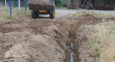 Manisa Kırkağaç'ta içme suyu hattına deplase