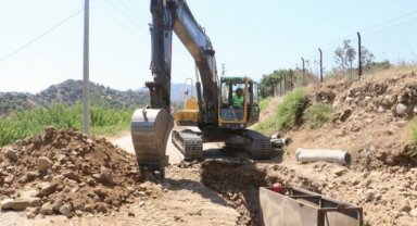 Manisa Yenipazar'da ilave kanalizasyon hattı