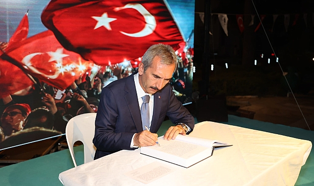 Urla’da ‘15 Temmuz Demokrasi ve Milli Birlik Günü’ etkinliği