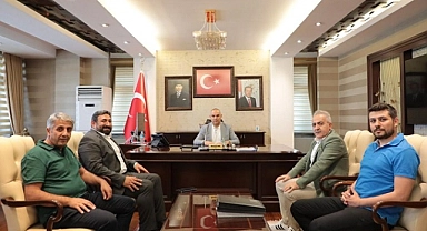 Ağrı Valisi  Mustafa Koç, Uyafa Heyetini Kabul Etti