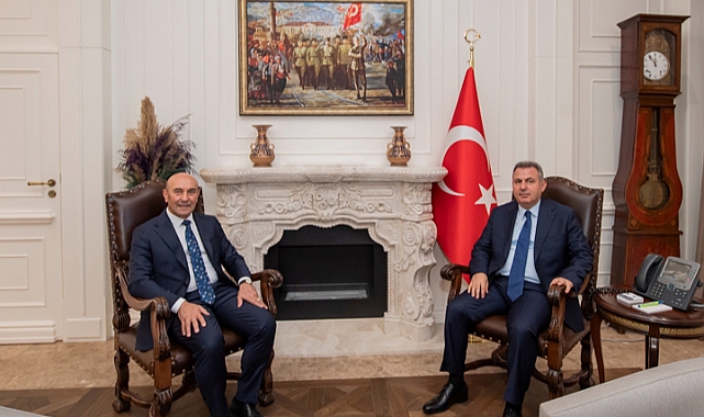 Başkan Soyer’den Vali Elban’a ziyaret