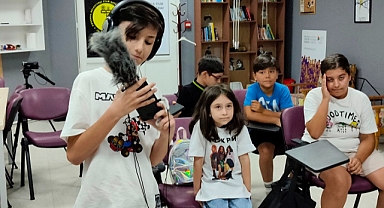 Bornovalı çocuklara film atölyesi