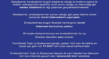 Buca Belediyesi'nden iddialar ile ilgili açıklama