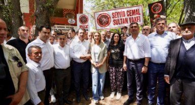 İmamoğlu çiftinden 'Sarı Saltık' ziyareti
