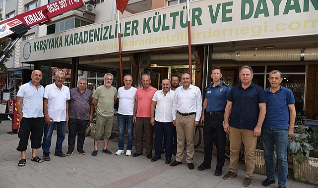 Kaymakam Demir Karşıyaka’daki Karadenizlileri ziyaret etti