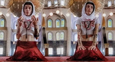 Kocatepe Camii'ndeki skandal pozlara soruşturma!