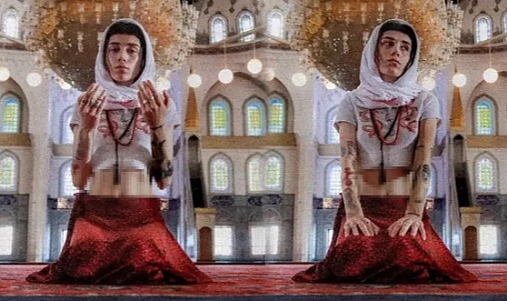Kocatepe Camii'ndeki skandal pozlara soruşturma!