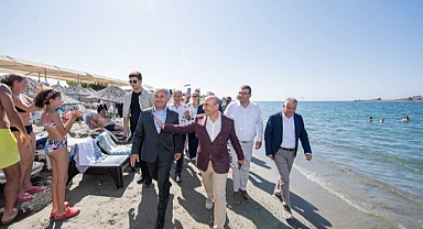 Seferihisar sahil şeridini koruyacak projenin temeli atıldı