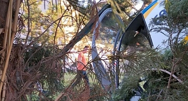 Afyonkarahisar'da helikopter düştü