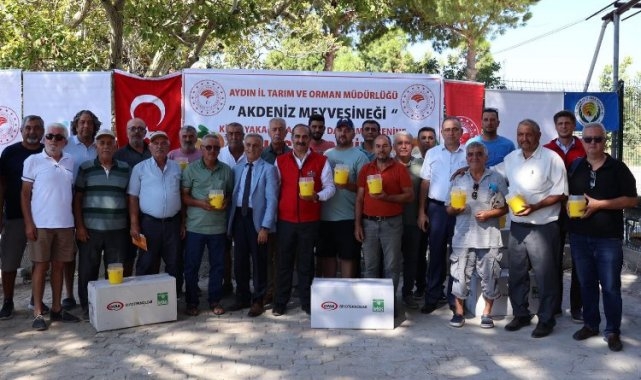 Aydınlı üreticilere Akdeniz Meyve Sineği Tuzağı dağıttı