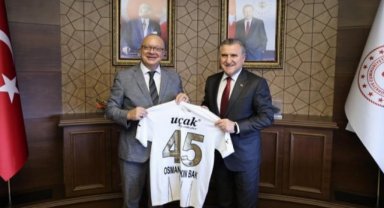 Bakan Bak'a Manisa'dan ziyaret