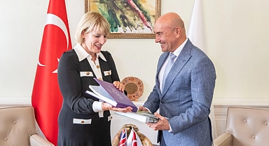 Başkan Tunç Soyer Ukrayna heyetini ağırladı