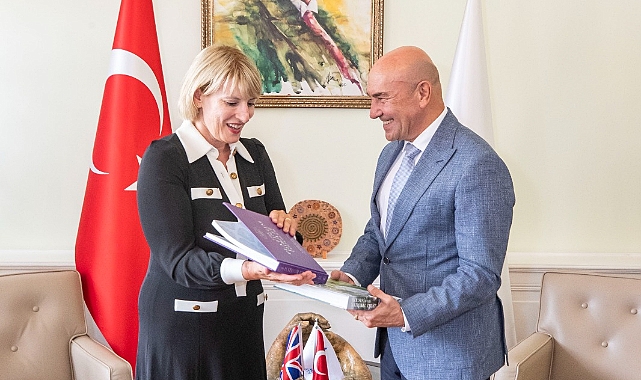 Başkan Tunç Soyer Ukrayna heyetini ağırladı