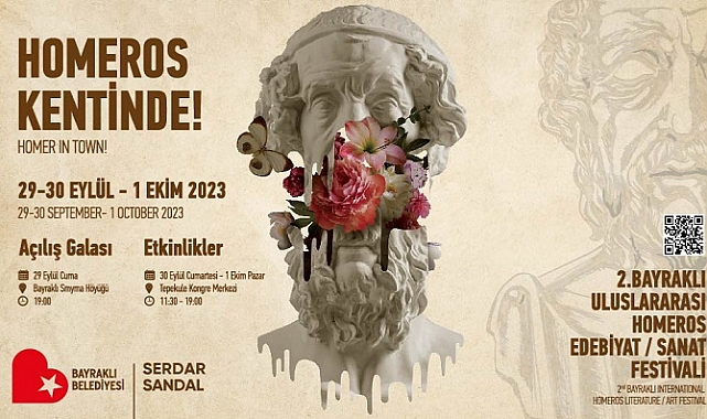 Bayraklı festivale hazırlanıyor