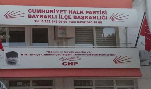 CHP Bayraklı’da şok istifa!