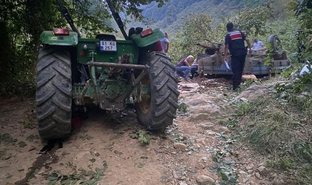 Düzce'de traktör devrildi: 16 işçi yaralı