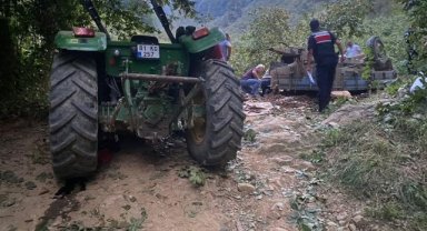 Düzce'de traktör devrildi: 16 işçi yaralı
