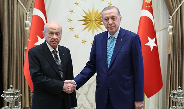 Erdoğan,Bahçeli ile görüştü