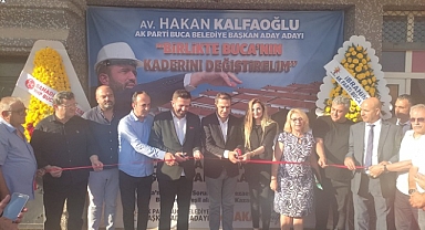 Hakan Kalfaoğlu İzmir’deki ilk Seçim Koordinasyon Ofisini açtı