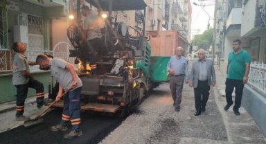 İzmir Karabağlar'da asfalt denetimi