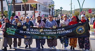 18. Ayvalık Uluslararası Zeytin Hasat Festivali Başladı