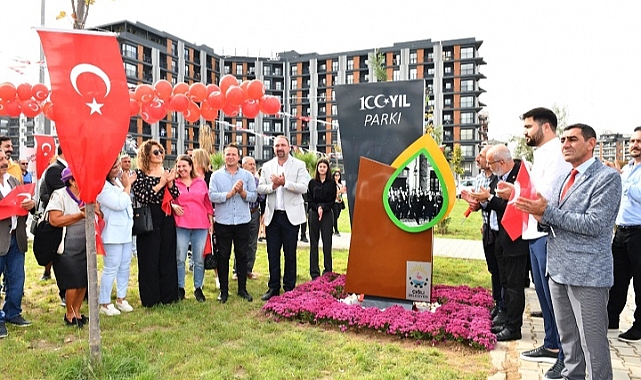 Çiğli Belediyesi’nden Cumhuriyetin 100. Yılına Özel Park Açılışı