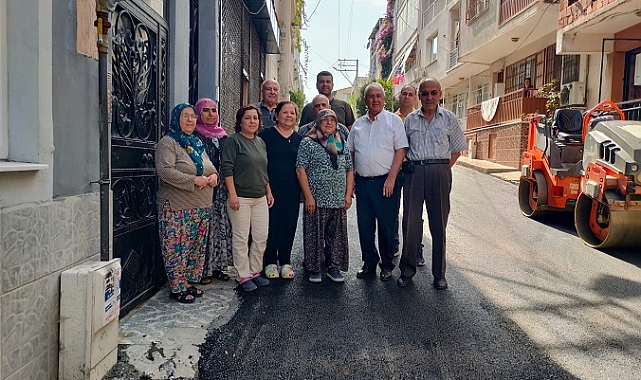 Karabağlar'da asfaltlamalar dur durak bilmiyor