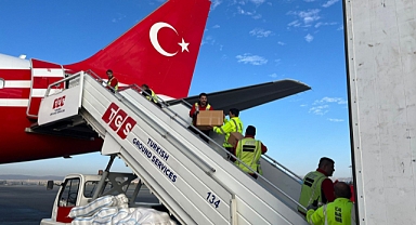 Türkiye Gazze'ye yardım uçağı gönderdi