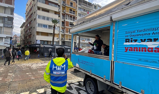 Afet sonrası mağdurlara yardım eli