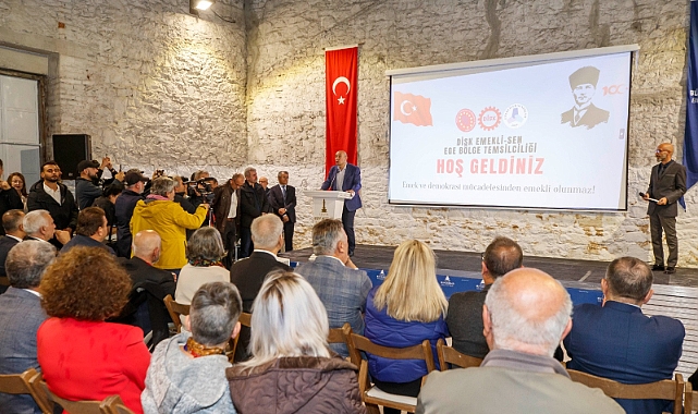 Başkan Soyer DİSK Emekli-Sen temsilcileriyle buluştu