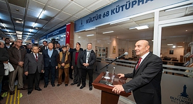 Başkan Soyer Kültür 68 Kütüphanesi’ni hizmete açtı