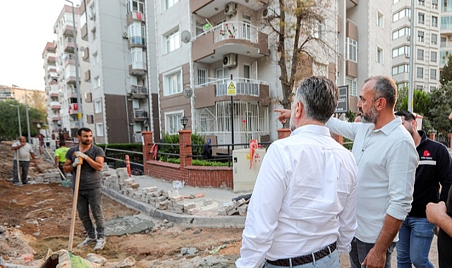 Bayraklı’da tüm sokaklar yenileniyor!