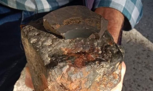 Bergama'da meteor taşı bulundu!
