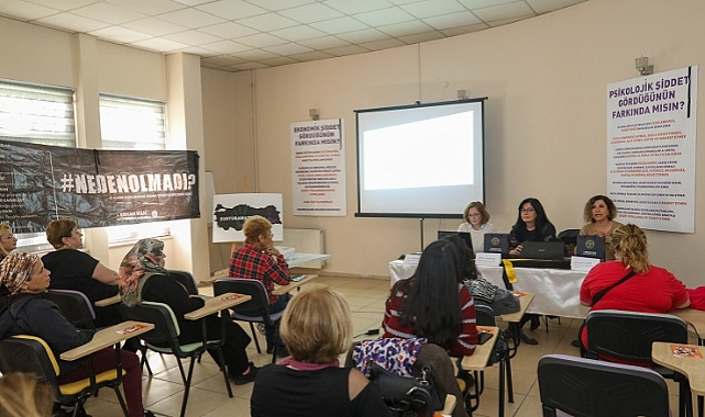 Bucalı kadınlar şiddete karşı bilinçlendi