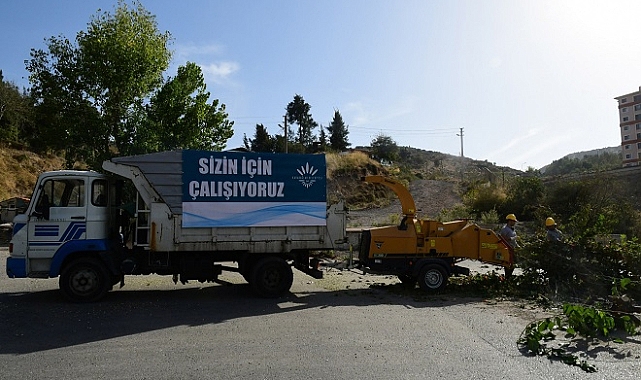 Budanan dallar gübreye dönüşüyor