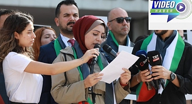 DEÜ Öğrencilerinden İsrail Zulmüne Kınama