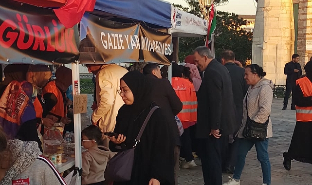 Gazze İçin Zulüm Bitene Kadar Nöbetteyiz.