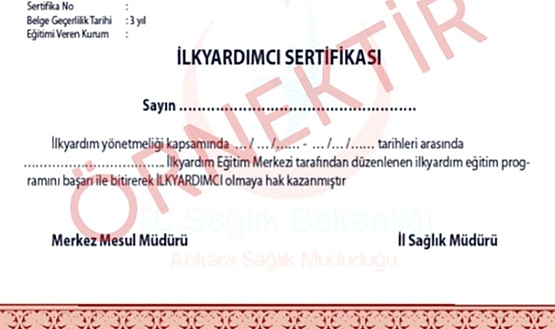 İlkyardım Sertifikası Nedir, Nereden Alınır?