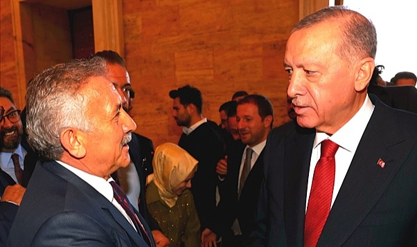 İş insanı Sakin Aruk, Cumhurbaşkanı ile görüştü