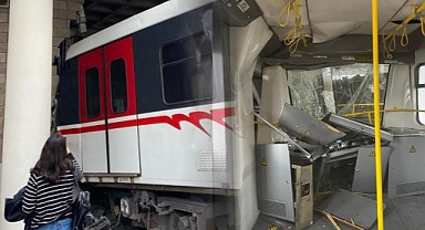 İzmir'de metro raydan çıktı: 3 yaralı