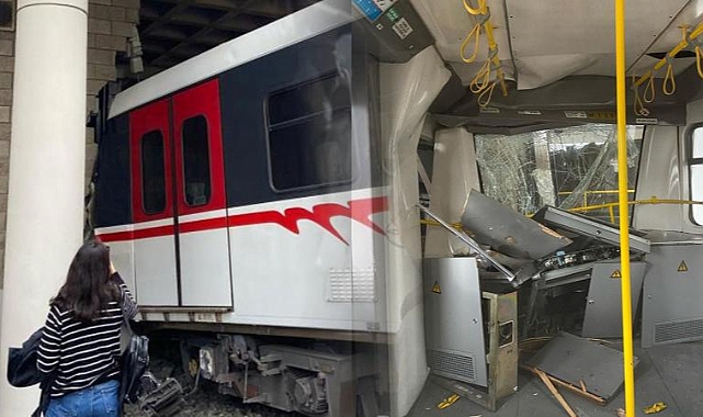 İzmir'de metro raydan çıktı: 3 yaralı