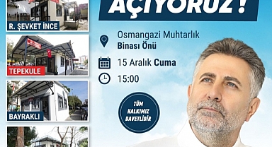 5 yeni muhtarlık binası açılıyor