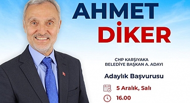 Ahmet Diker Belediye Başkan aday adaylığını açıklayacak