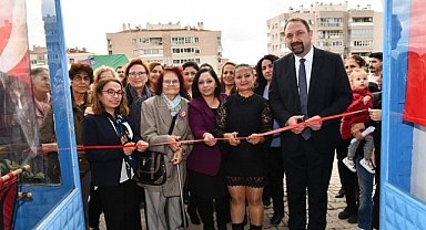 Çiğli’de kadınların işleteceği kafe hizmete girdi