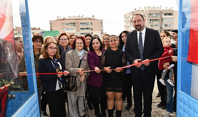 Çiğli’de kadınların işleteceği kafe hizmete girdi