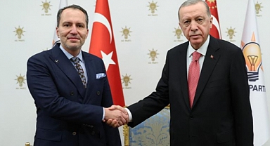 Erdoğan,Erbakan'ı kabul etti