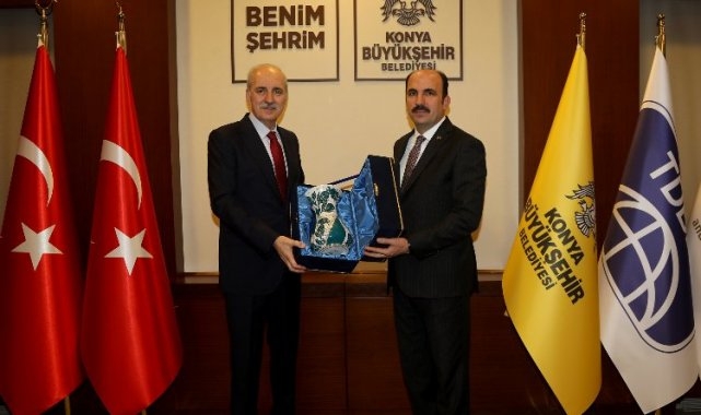 TBMM Başkanı Kurtulmuş'tan Konya'ya nezaket
