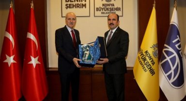 TBMM Başkanı Kurtulmuş'tan Konya'ya nezaket