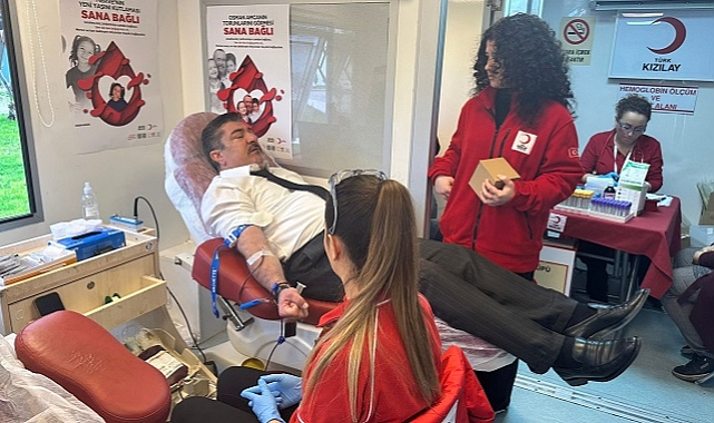 Kan bağışı yaparak candan bağlandılar